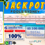 Jackpot Togel Pasaran Sydney Rp 40.100.000 – LUNAS